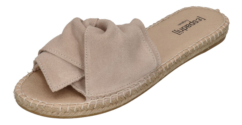 ESPADRIJ L'ORIGINALE Pantolette - PLAGE BOUCLE VELOUR - beige