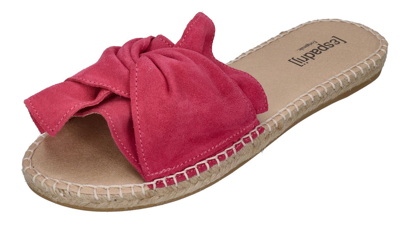 ESPADRIJ L'ORIGINALE Pantolette - PLAGE BOUCLE VELOUR - pink