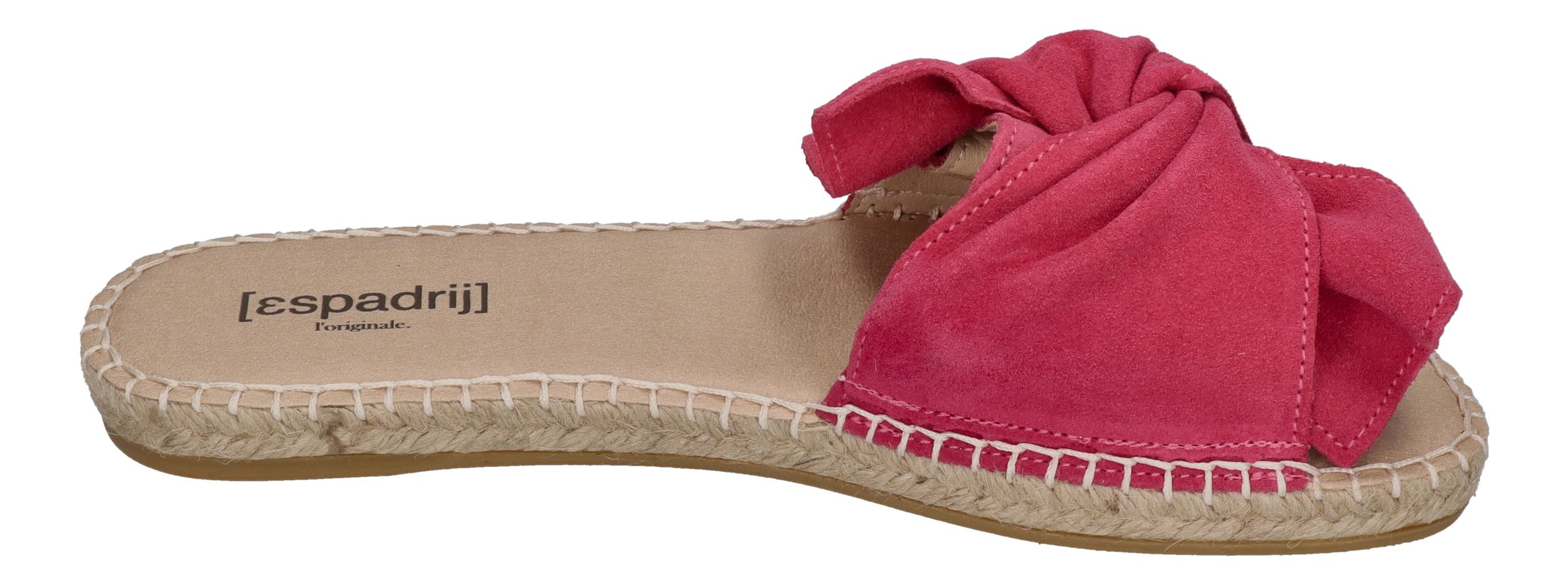 ESPADRIJ L'ORIGINALE Pantolette - PLAGE BOUCLE VELOUR - pink