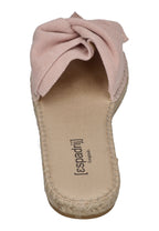 ESPADRIJ L'ORIGINALE Damen Pantolette PLAGE BOUCLE VELOUR rose