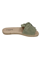 ESPADRIJ L'ORIGINALE Damen Pantolette PLAGE BOUCLE VELOUR sage