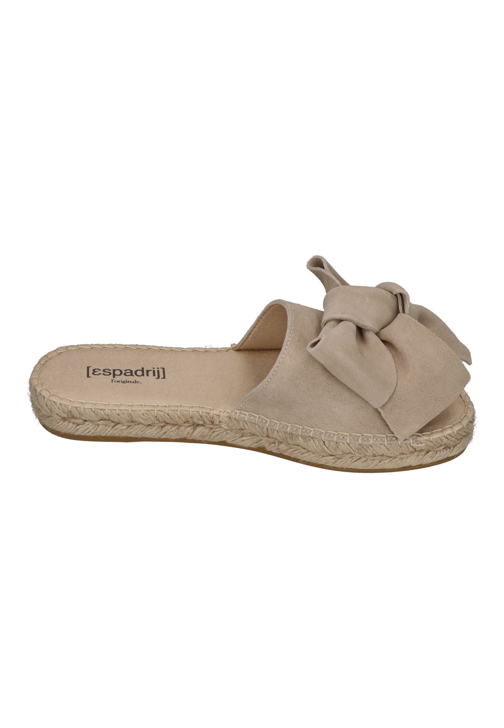 ESPADRIJ L'ORIGINALE Pantolette PLAGE CLEO BOW beige