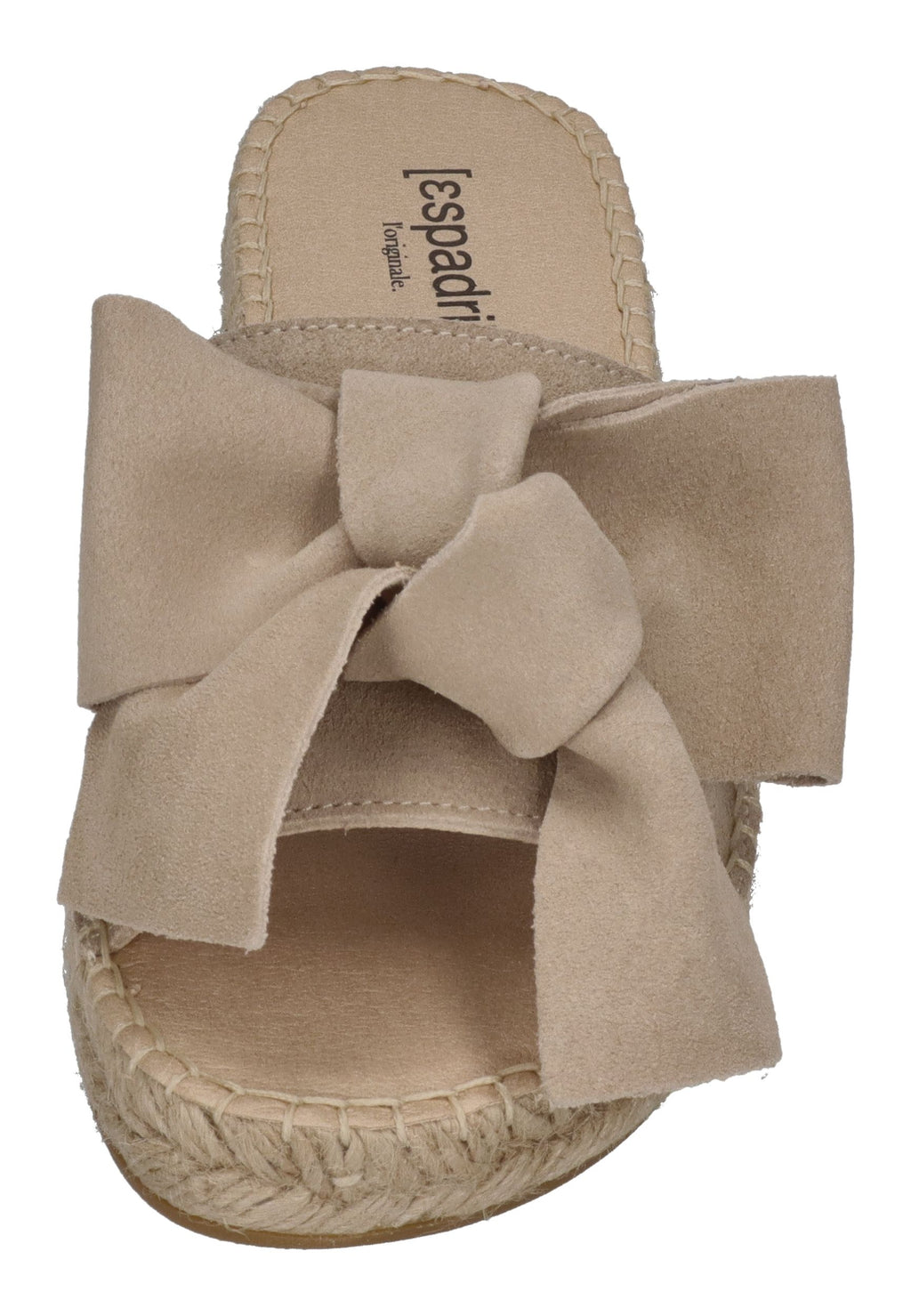 ESPADRIJ L'ORIGINALE Pantolette PLAGE CLEO BOW beige