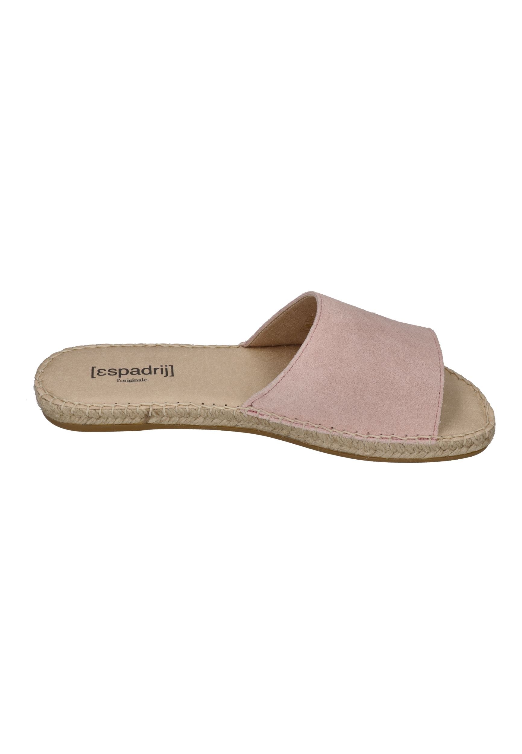 ESPADRIJ L'ORIGINALE Damen Pantolette PLAGE VELOUR rose