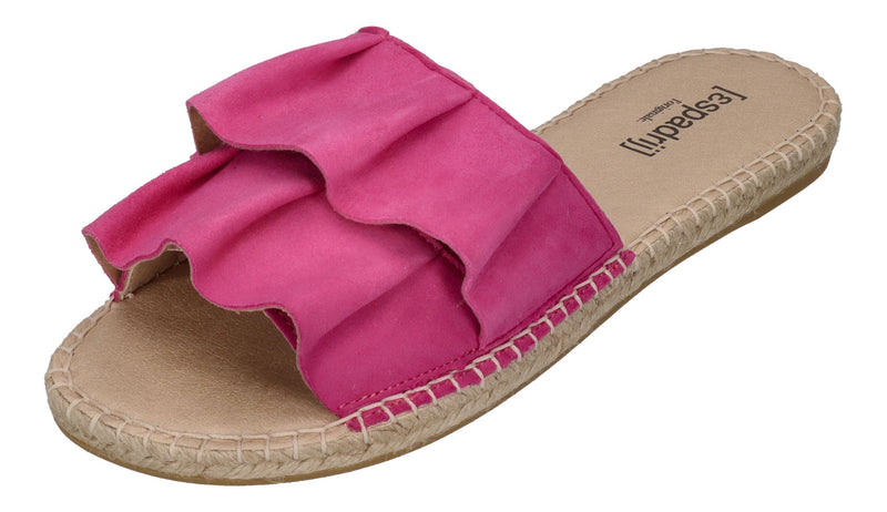 ESPADRIJ L'ORIGINALE Pantoletten - PLAGE VOLANT - pink