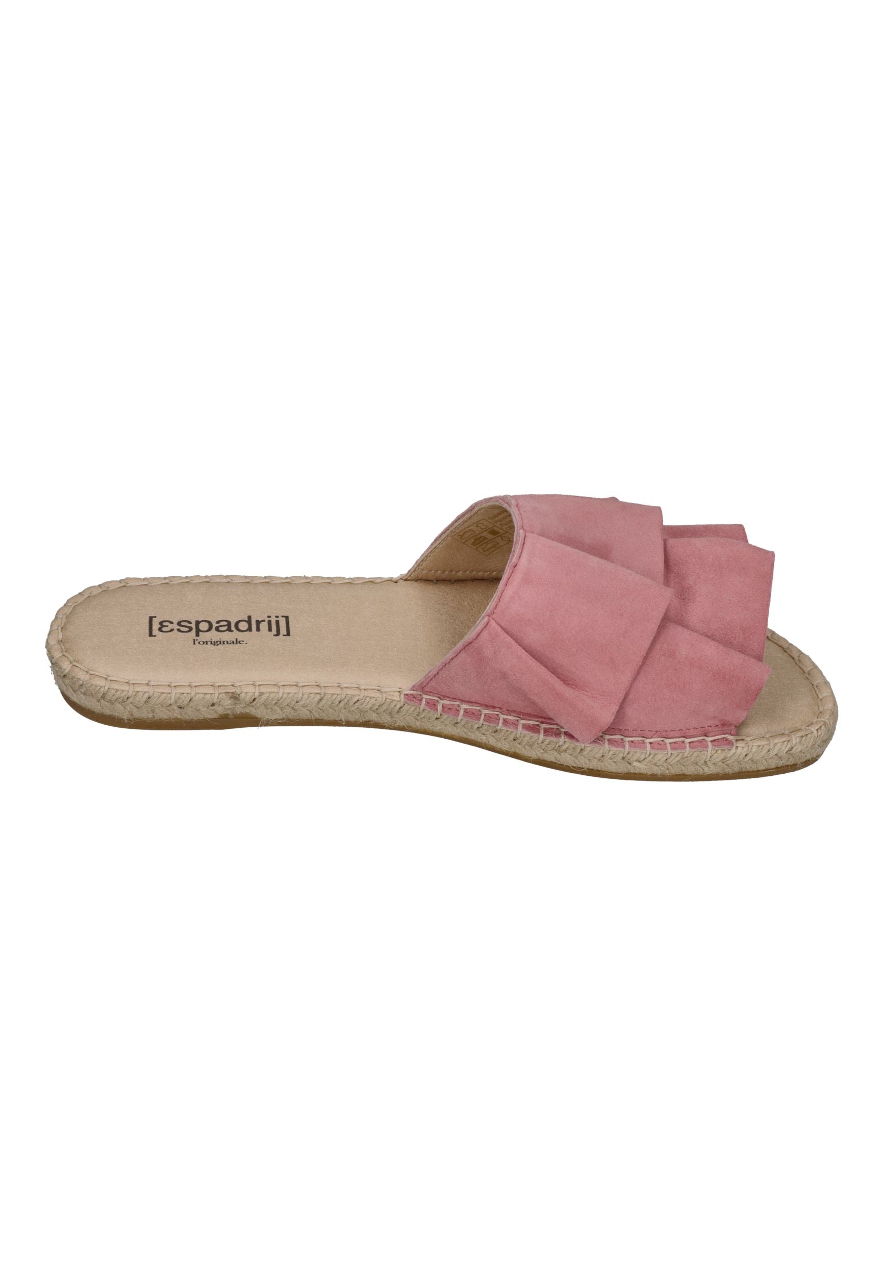 ESPADRIJ L'ORIGINALE Damen Pantolette PLAGE VOLANT rose