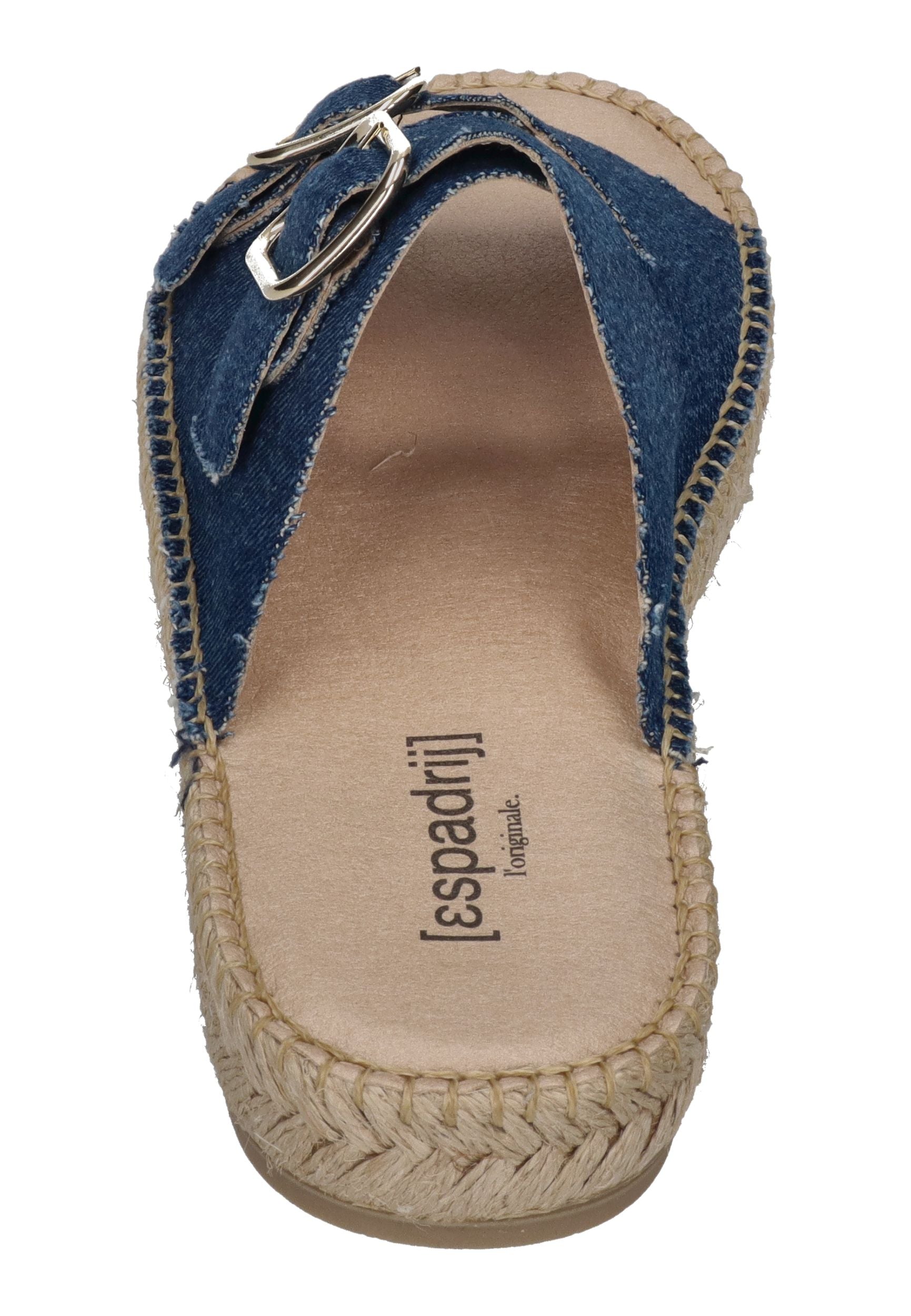 ESPADRIJ L'ORIGINALE Pantoletten CLAQUETTE JEANS marine