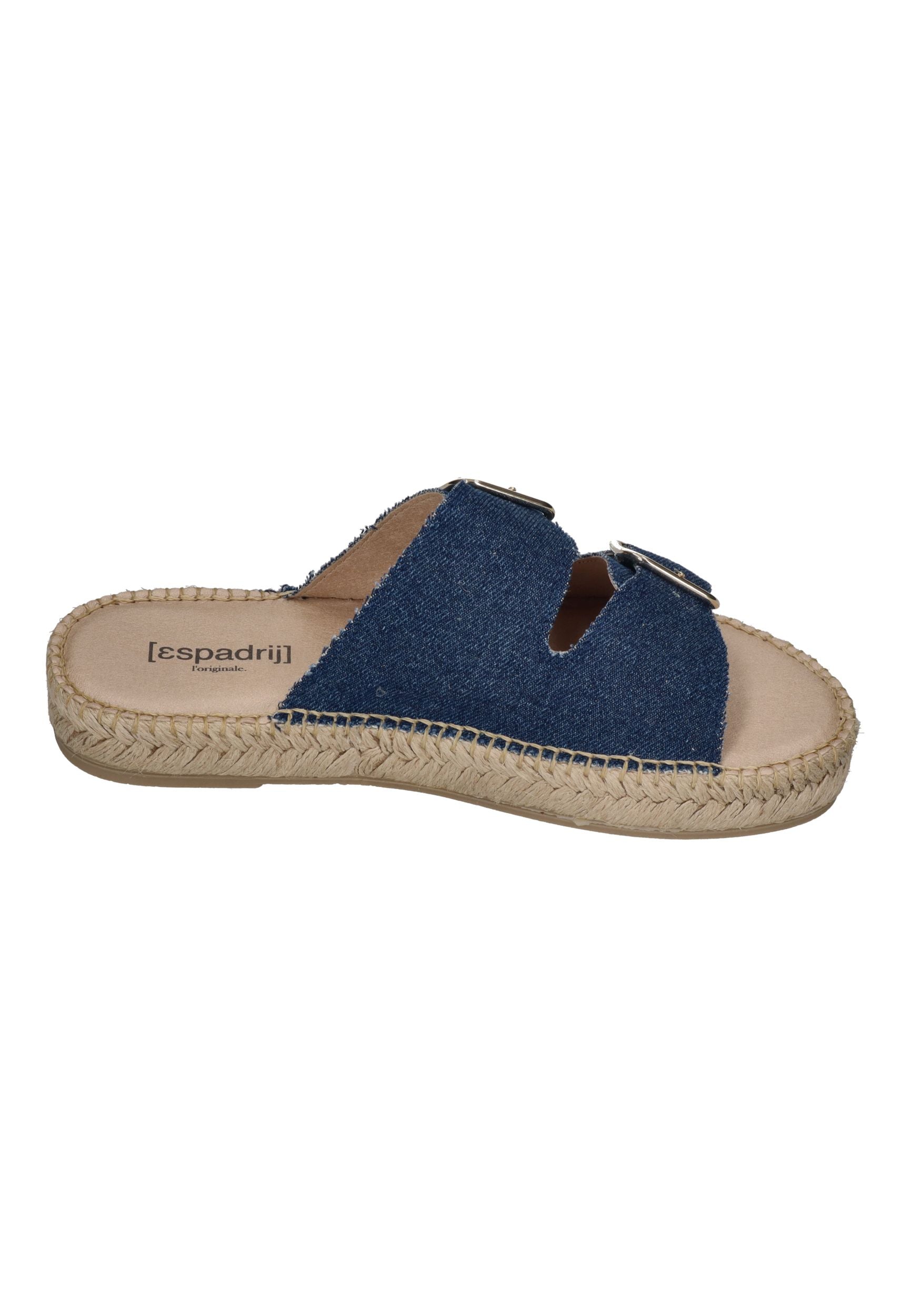 ESPADRIJ L'ORIGINALE Pantoletten CLAQUETTE JEANS marine