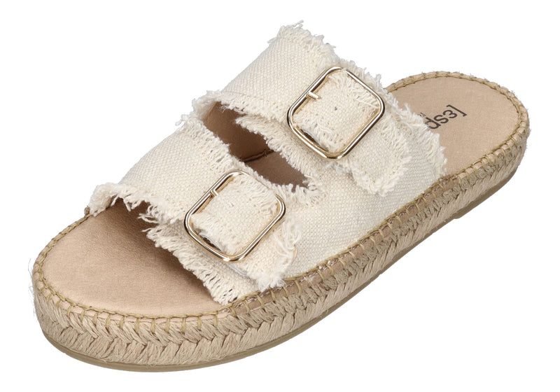 ESPADRIJ L'ORIGINALE Pantoletten CLAQUETTE LINEN nature