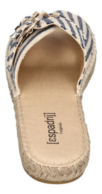 ESPADRIJ L'ORIGINALE Pantoletten CLAQUETTE STRIPES marine