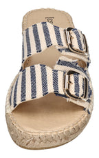 ESPADRIJ L'ORIGINALE Pantoletten CLAQUETTE STRIPES marine