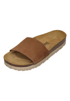 ESPADRIJ L'ORIGINALE Damen Pantoletten COPINE VELOUR cognac