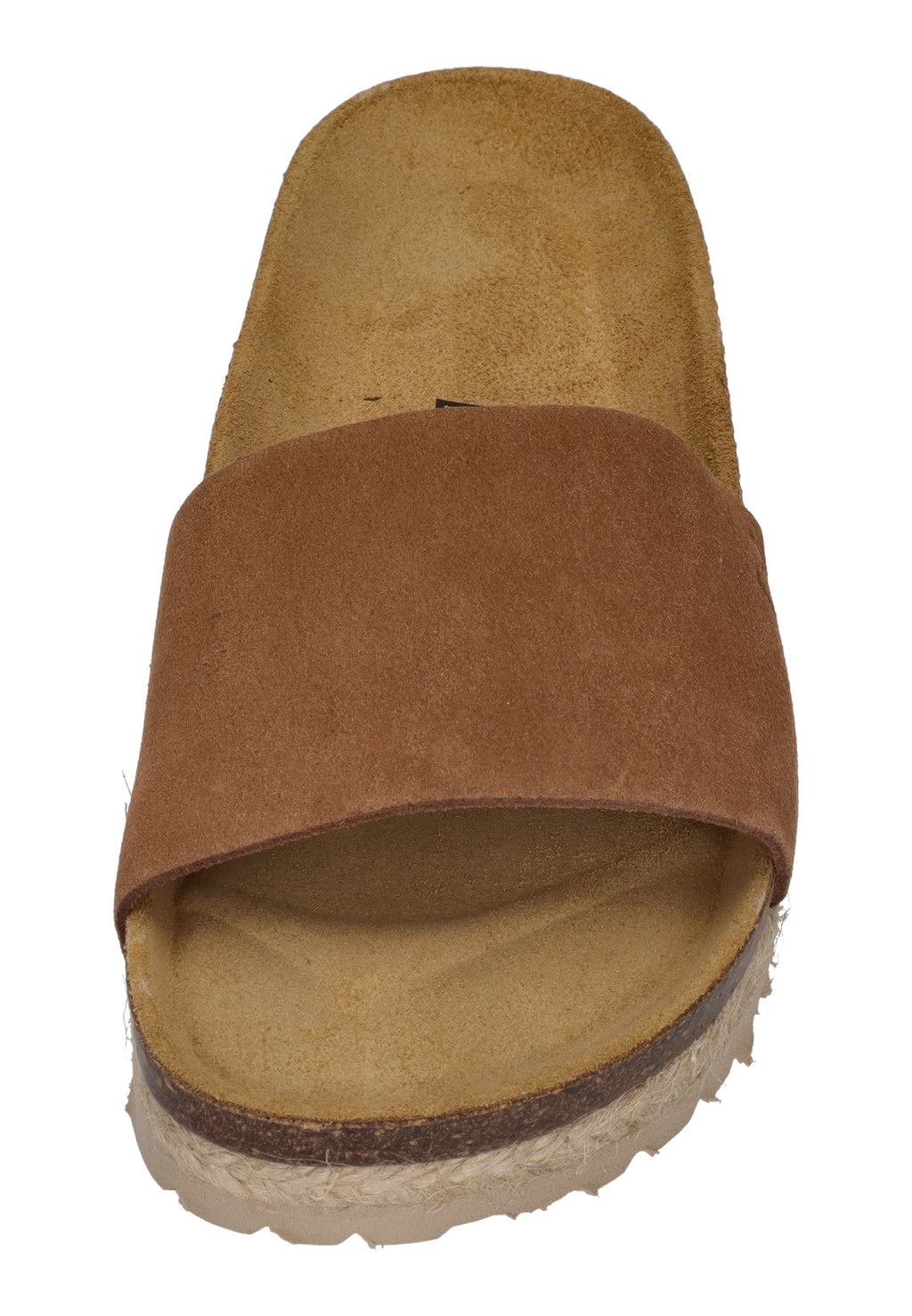 ESPADRIJ L'ORIGINALE Damen Pantoletten COPINE VELOUR cognac
