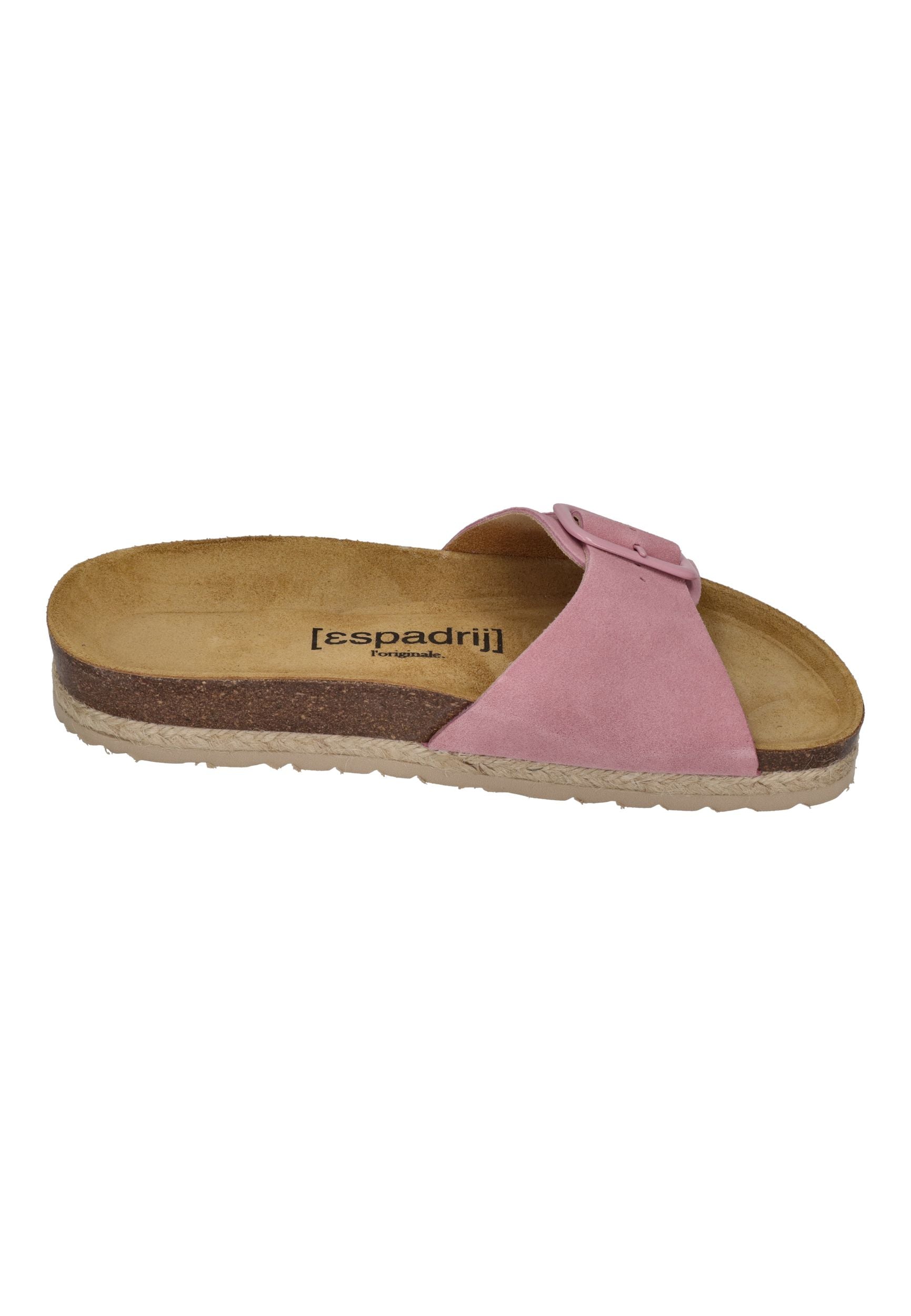 ESPADRIJ L'ORIGINALE Pantoletten COPINE MONO VELOUR pink