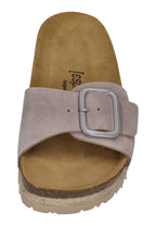 ESPADRIJ L'ORIGINALE Damen Pantoletten COPINE MONO VELOUR sable
