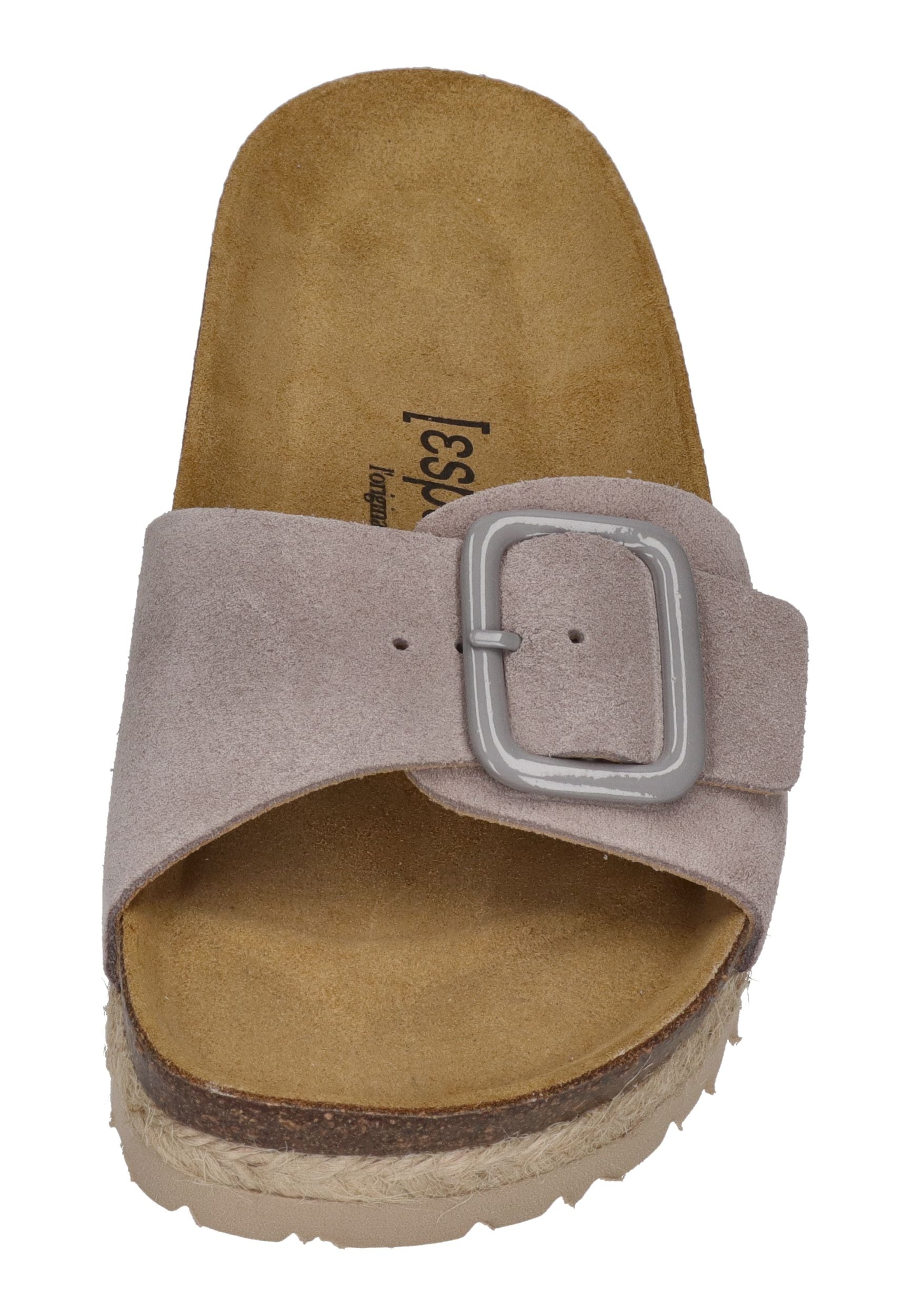 ESPADRIJ L'ORIGINALE Pantoletten COPINE MONO VELOUR sable