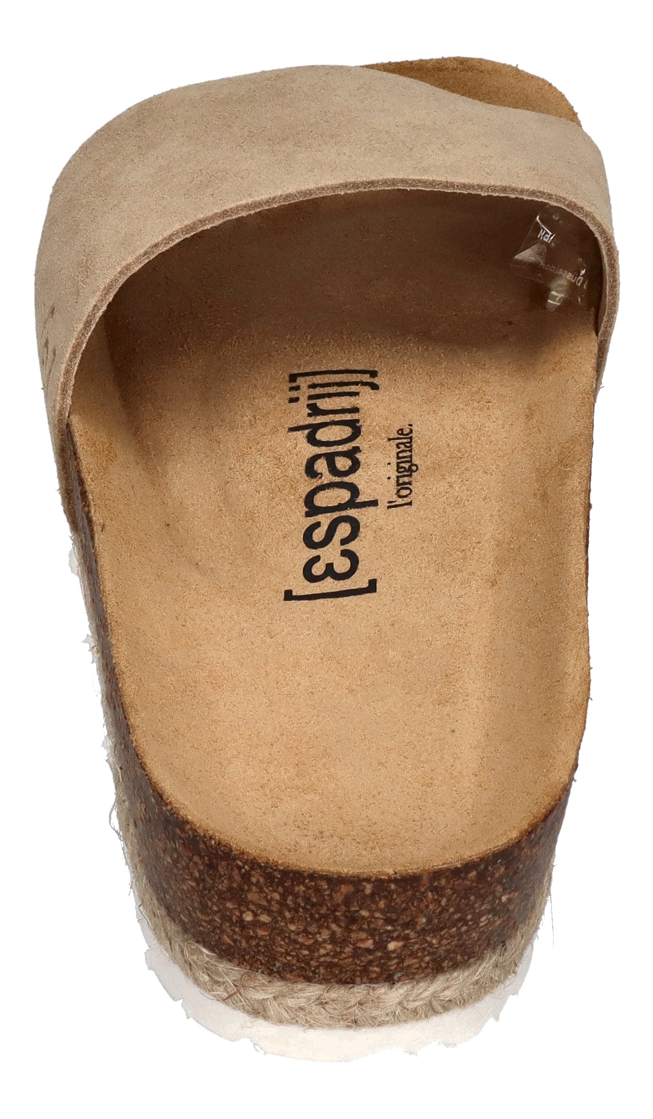 ESPADRIJ L'ORIGINALE Pantoletten COPINE VELOUR - beige