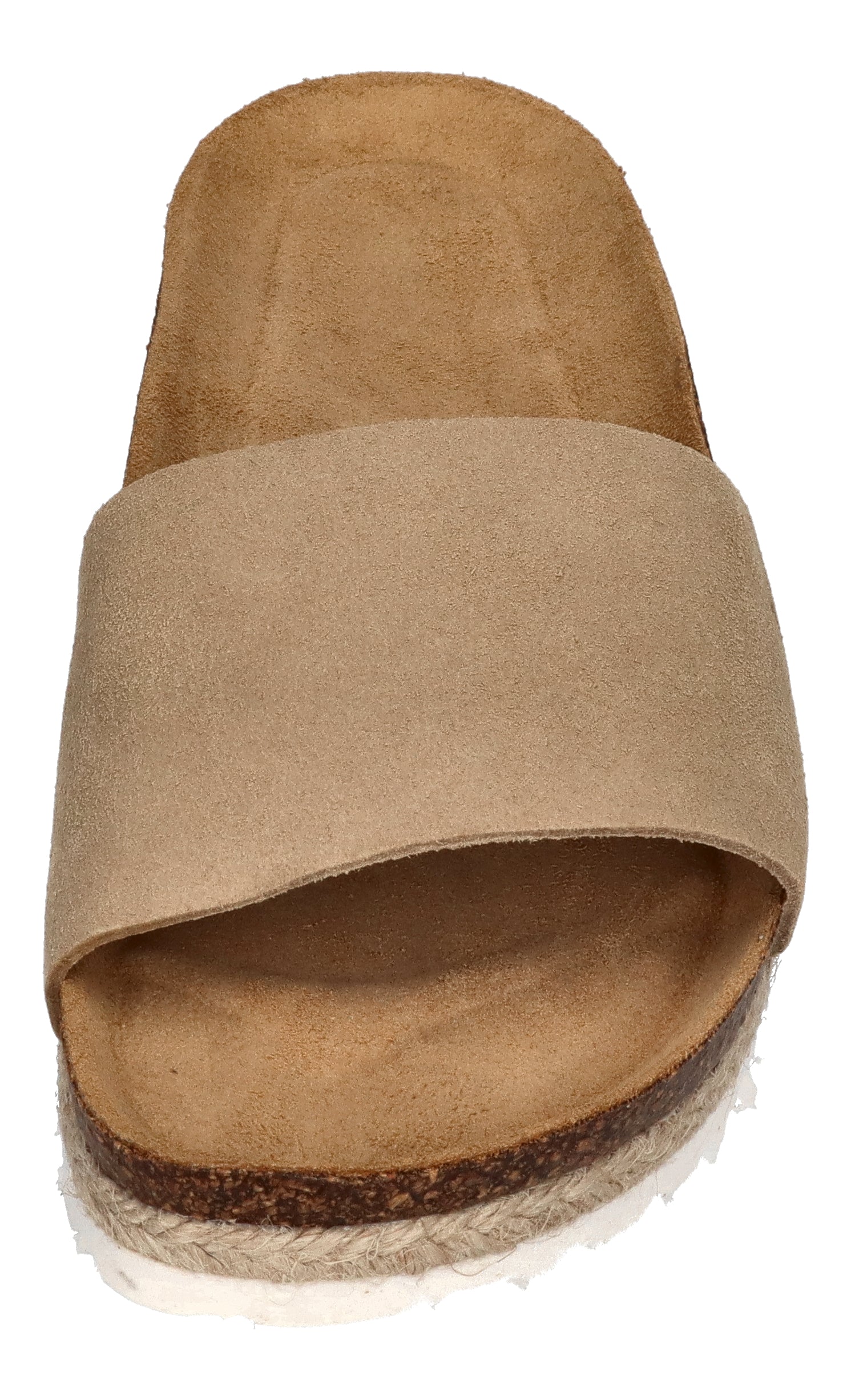 ESPADRIJ L'ORIGINALE Pantoletten COPINE VELOUR - beige