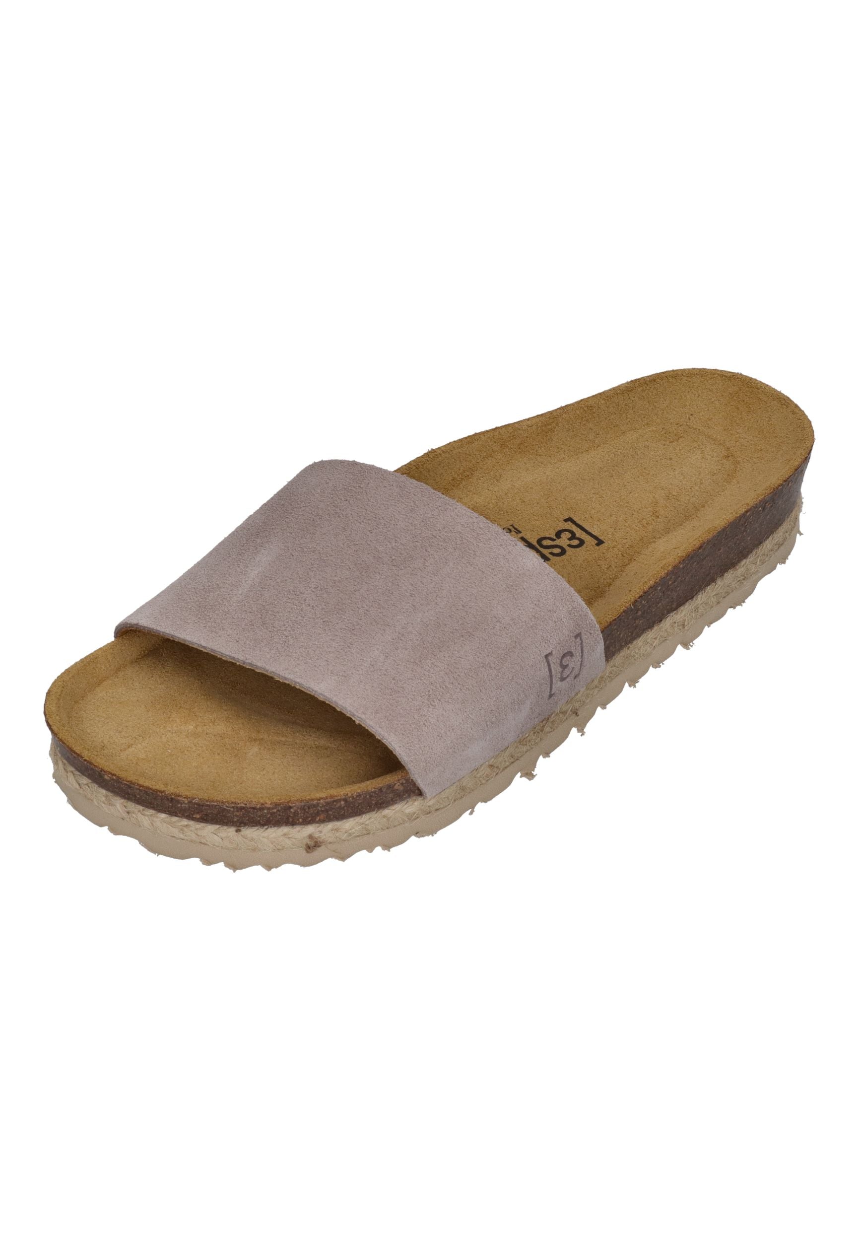 ESPADRIJ L'ORIGINALE Pantoletten COPINE VELOUR sable