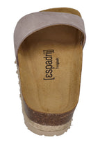 ESPADRIJ L'ORIGINALE Pantoletten COPINE VELOUR sable