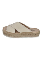 ESPADRIJ L'ORIGINALE Damen Pantolette CROISETTE LINEN nature