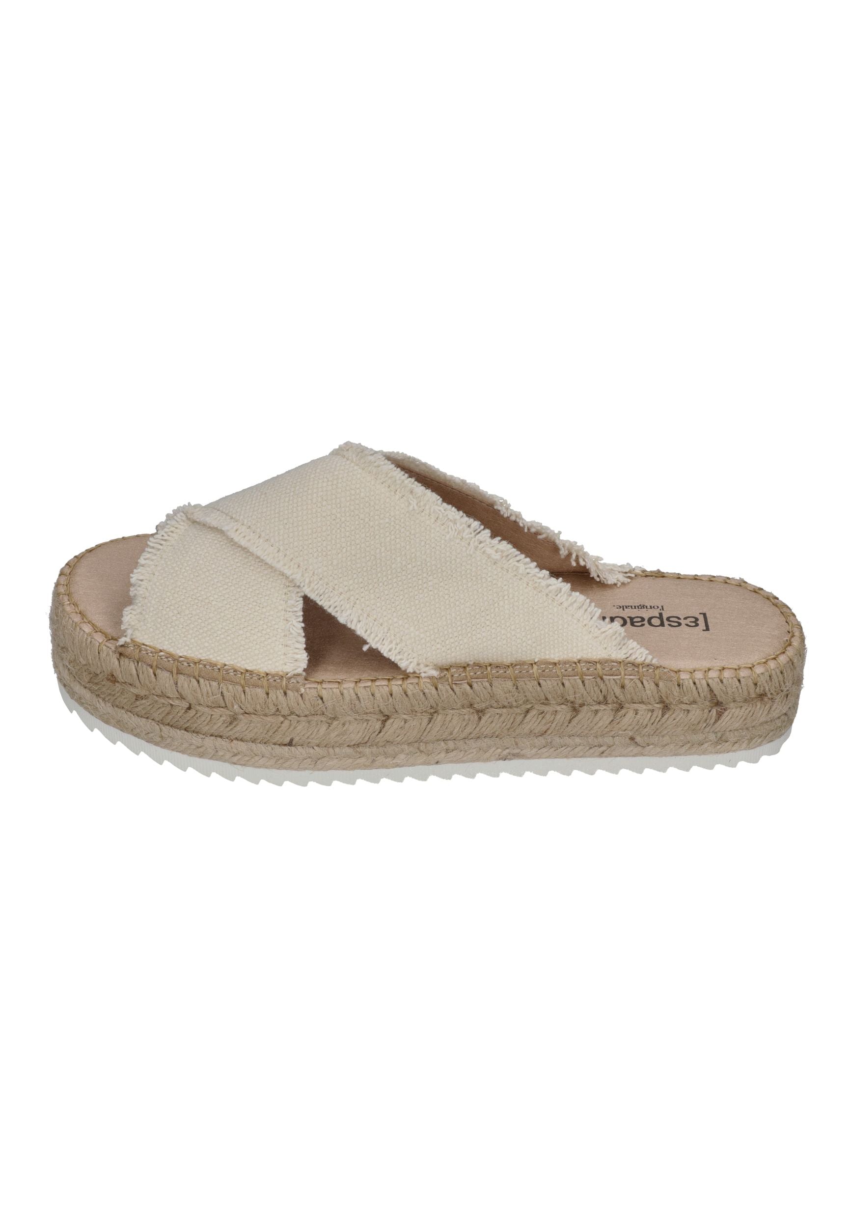 ESPADRIJ L'ORIGINALE Damen Pantolette CROISETTE LINEN nature
