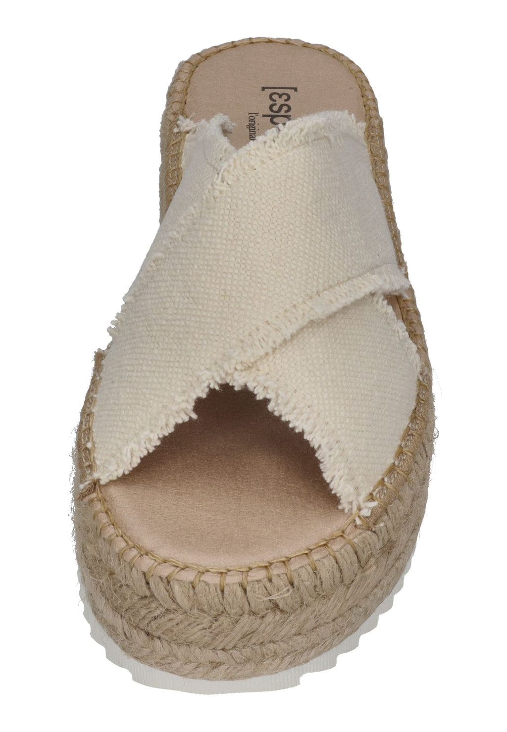 ESPADRIJ L'ORIGINALE Damen Pantolette CROISETTE LINEN nature