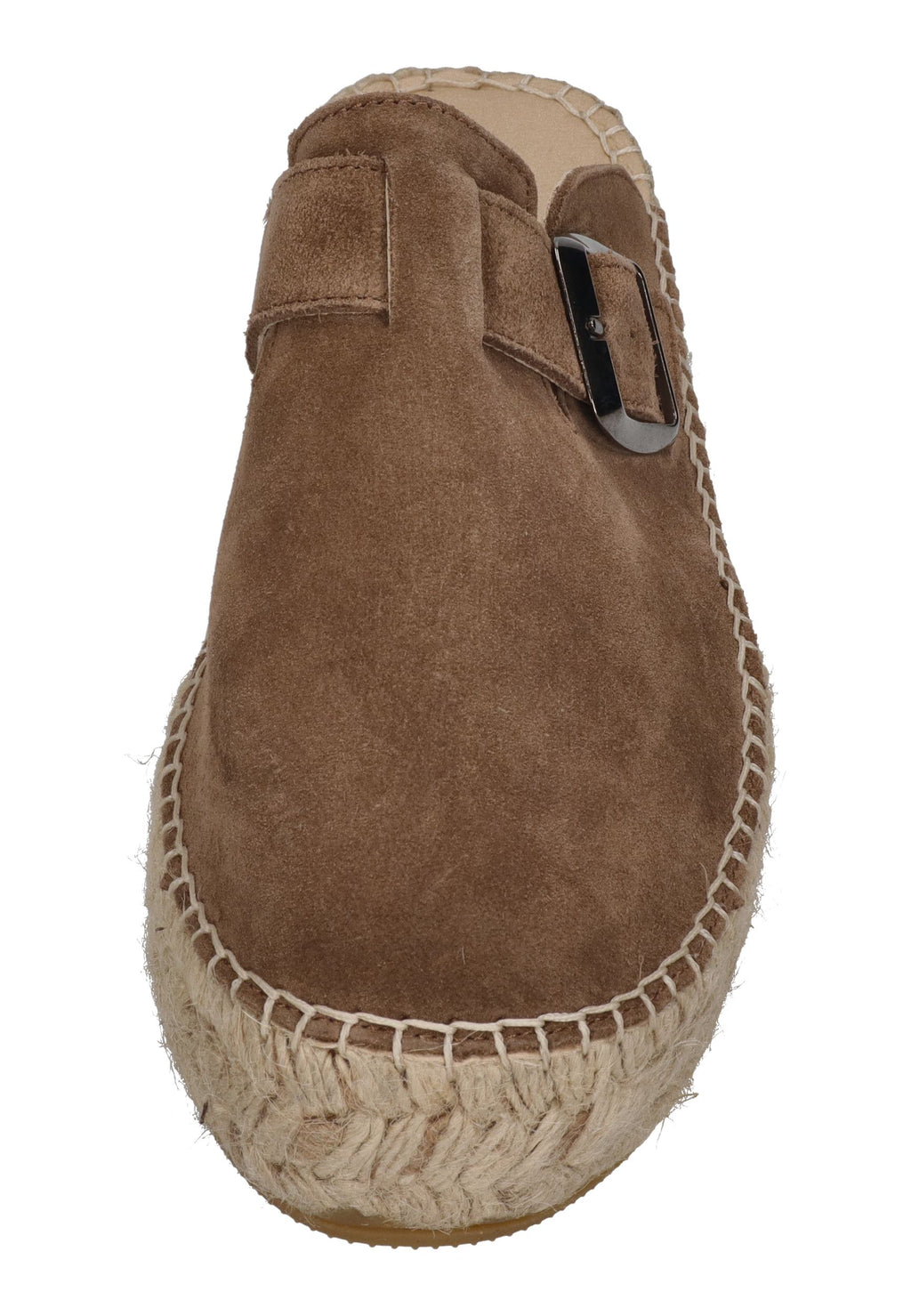 ESPADRIJ L'ORIGINALE Damen Pantoletten Clogs CLOQ VELOUR HIGH marron