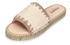 ESPADRIJ L'ORIGINALE Pantoletten PLAGE CHROCHET HIGH nature