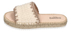 ESPADRIJ L'ORIGINALE Pantoletten PLAGE CHROCHET HIGH nature