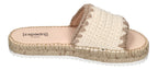 ESPADRIJ L'ORIGINALE Pantoletten PLAGE CHROCHET HIGH nature
