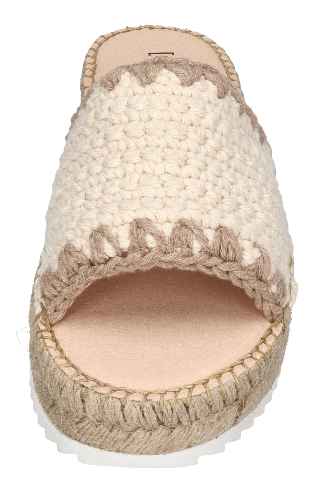 ESPADRIJ L'ORIGINALE Pantoletten PLAGE CHROCHET HIGH nature