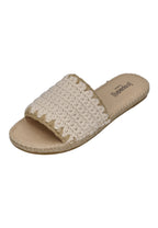 ESPADRIJ L'ORIGINALE Pantoletten PLAGE CHROCHET nature