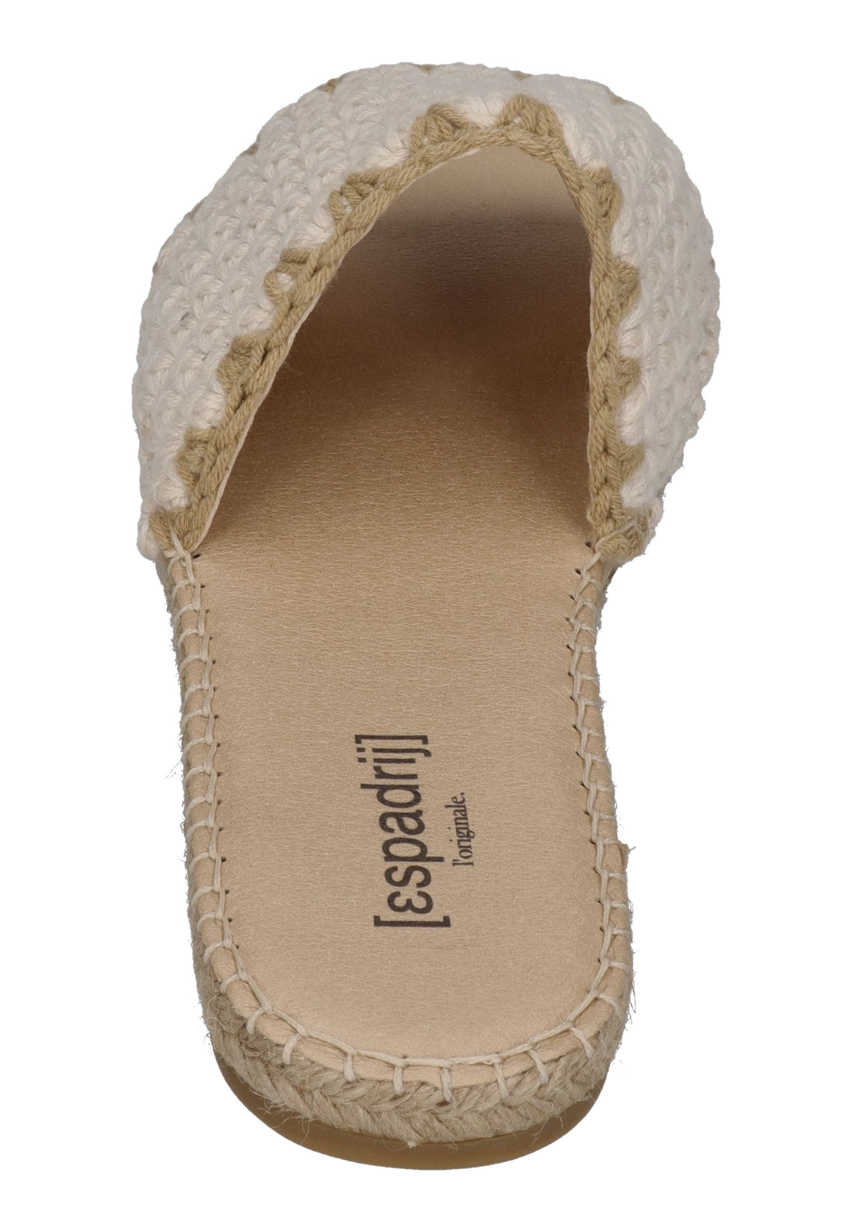 ESPADRIJ L'ORIGINALE Pantoletten PLAGE CHROCHET nature
