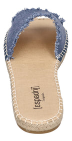 ESPADRIJ L'ORIGINALE Pantoletten PLAGE LINEN dusty blue