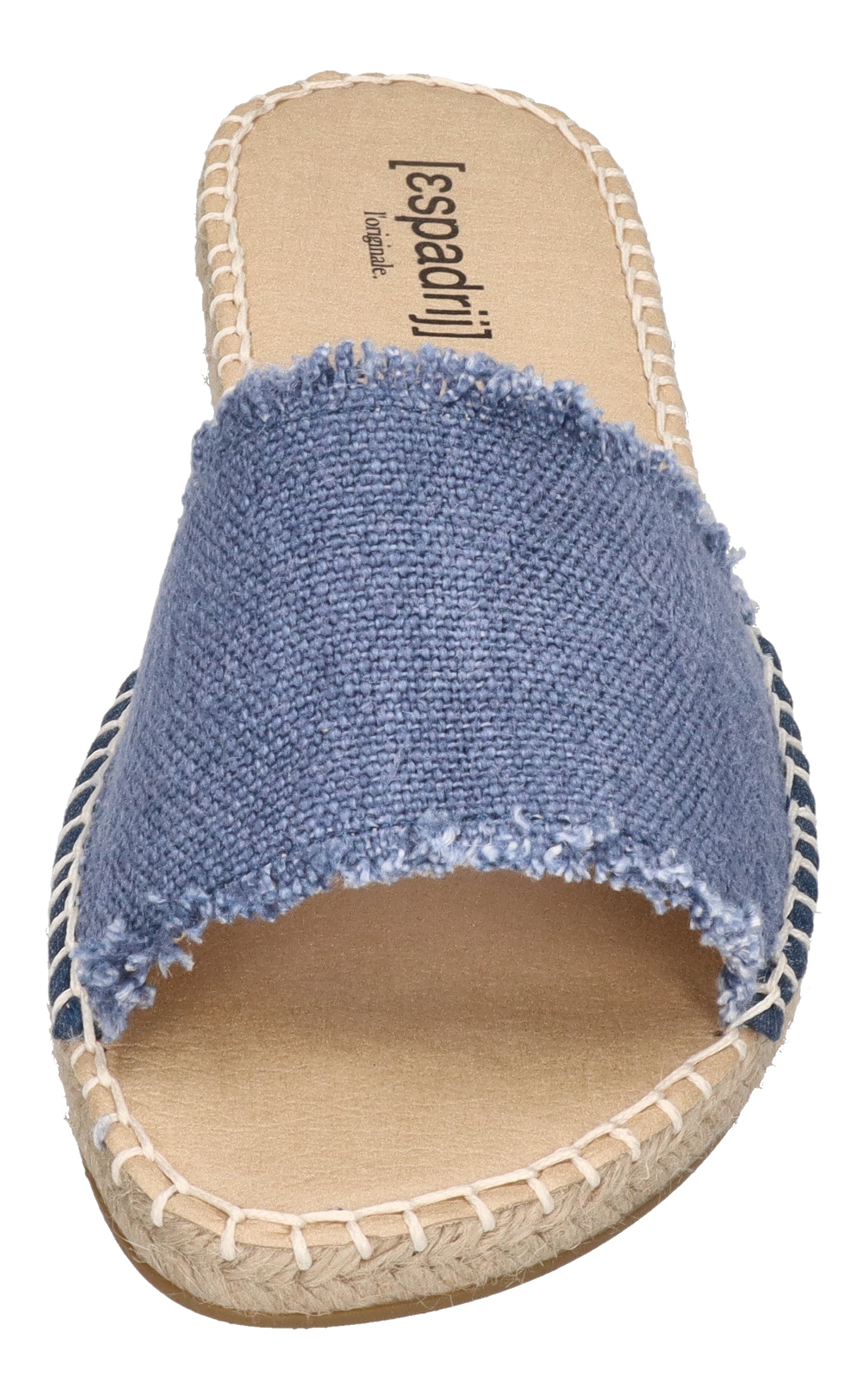 ESPADRIJ L'ORIGINALE Pantoletten PLAGE LINEN dusty blue
