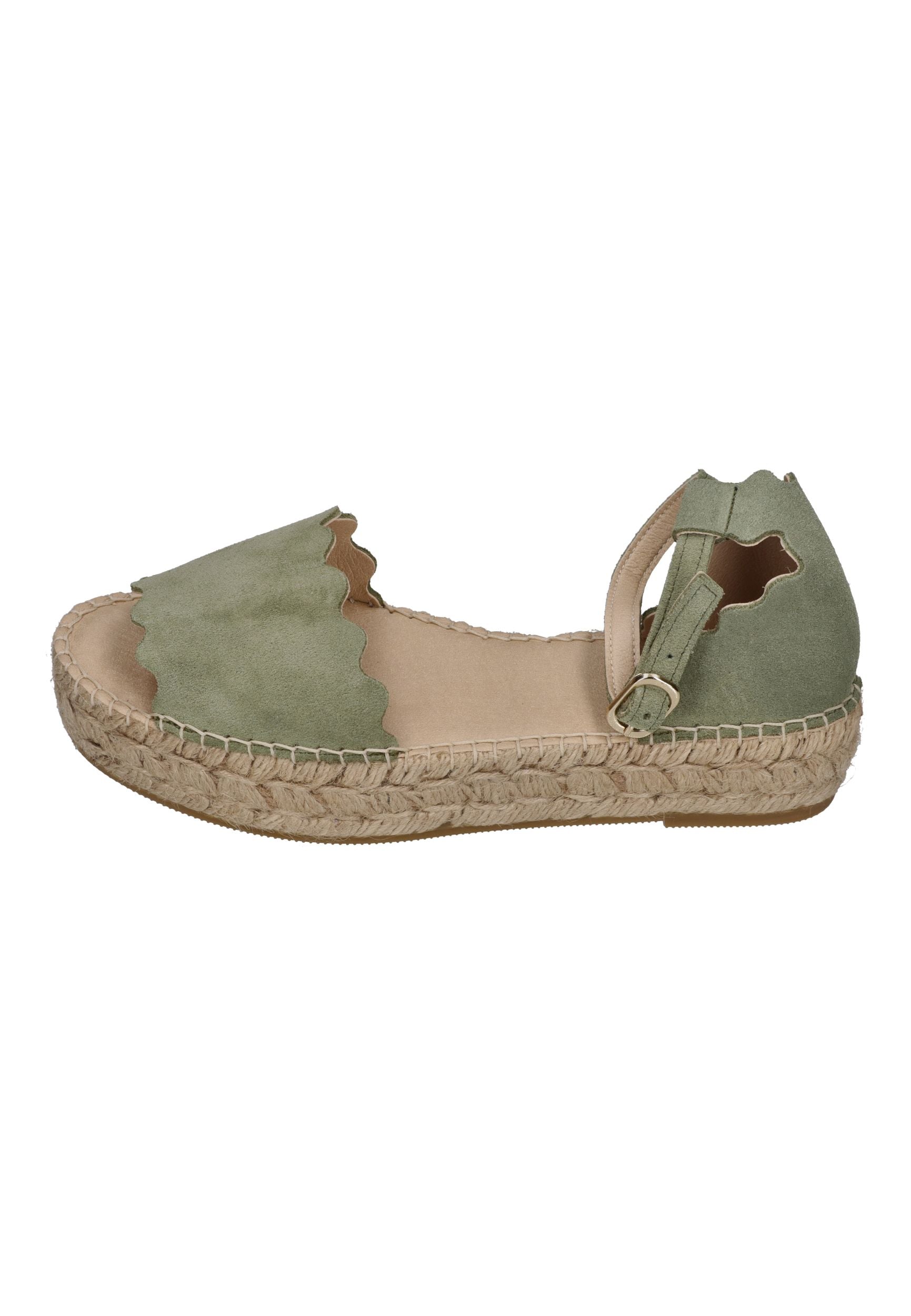 ESPADRIJ L'ORIGINALE Damen Plateausandalette LYON sage