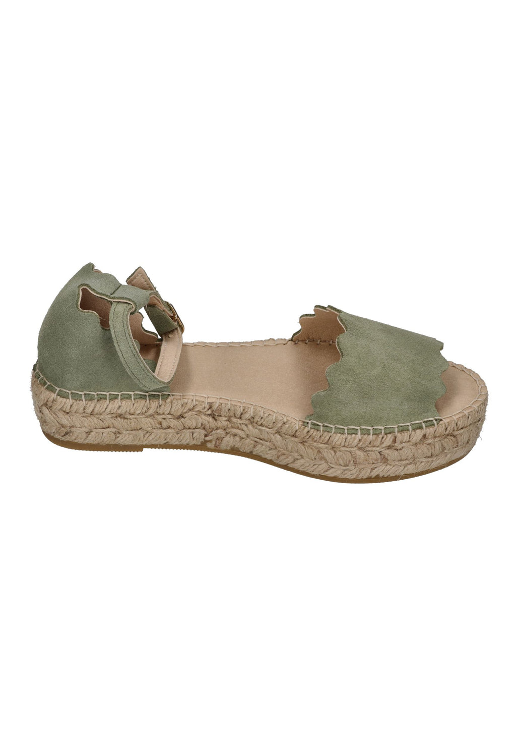 ESPADRIJ L'ORIGINALE Damen Plateausandalette LYON sage
