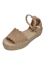 ESPADRIJ L'ORIGINALE Damen Plateausandalette LYON tan clair