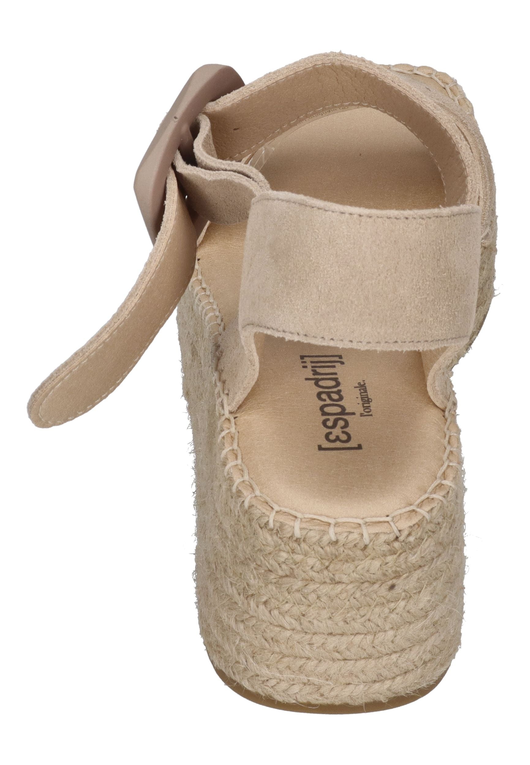 ESPADRIJ L'ORIGINALE Sandalette BETTY MONO HIGH beige
