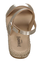 ESPADRIJ L'ORIGINALE Sandalette ROMAIN PLATINUM gold