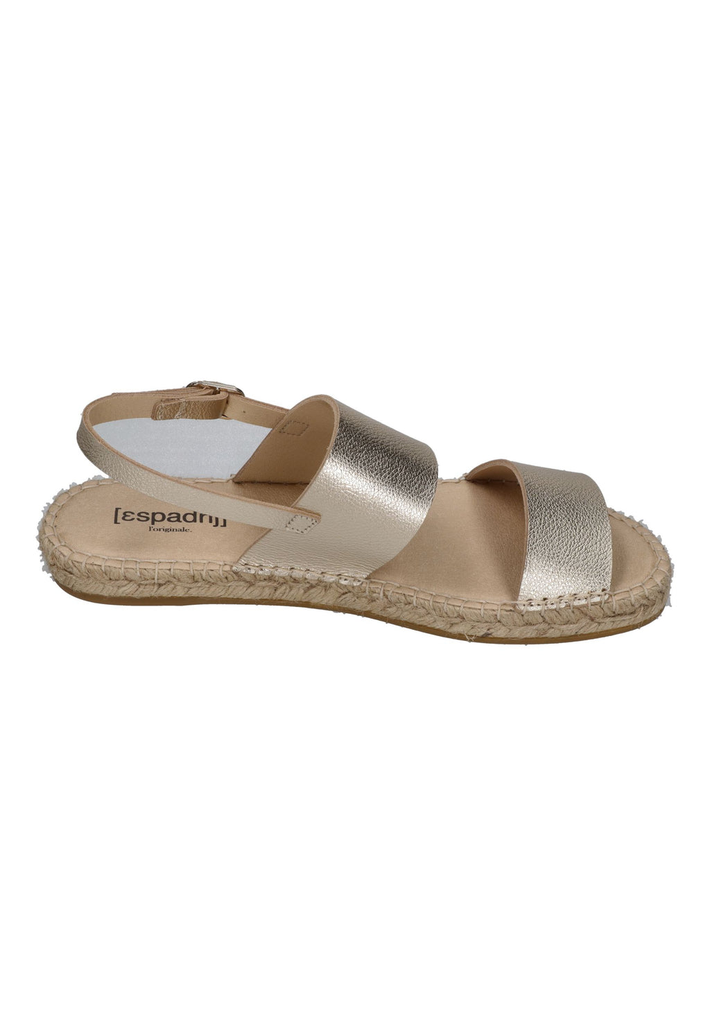 ESPADRIJ L'ORIGINALE Sandalette ROMAIN PLATINUM gold