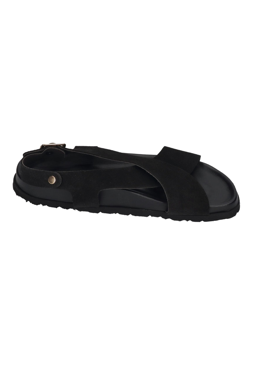 ESPADRIJ L'ORIGINALE Sandalette ROMAIN VELOUR SANDAL noir