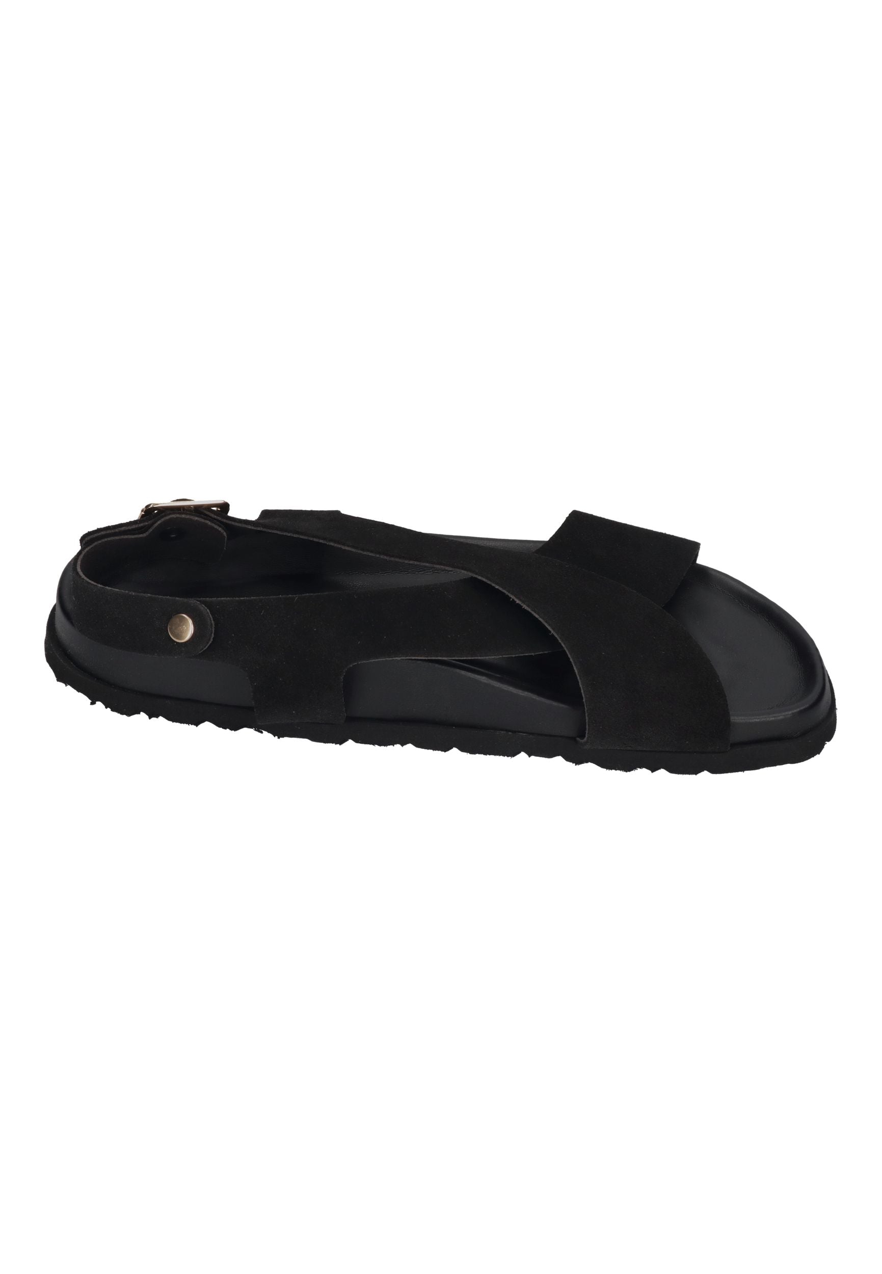 ESPADRIJ L'ORIGINALE Sandalette ROMAIN VELOUR SANDAL noir