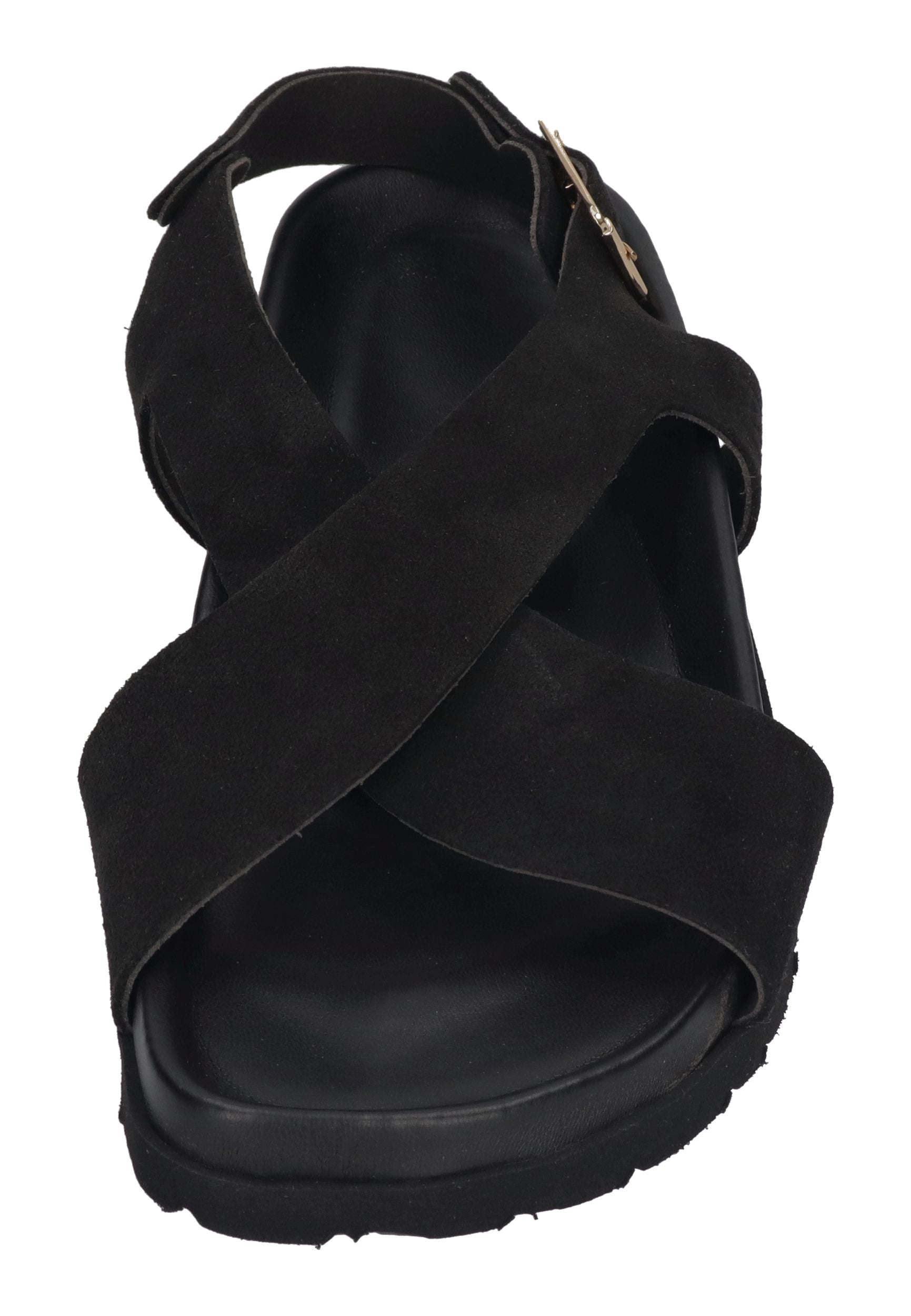 ESPADRIJ L'ORIGINALE Sandalette ROMAIN VELOUR SANDAL noir