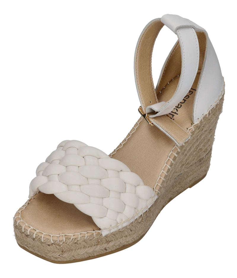 ESPADRIJ L'ORIGINALE Sandalette - SAINT TROPEZ TRESSE - blanc