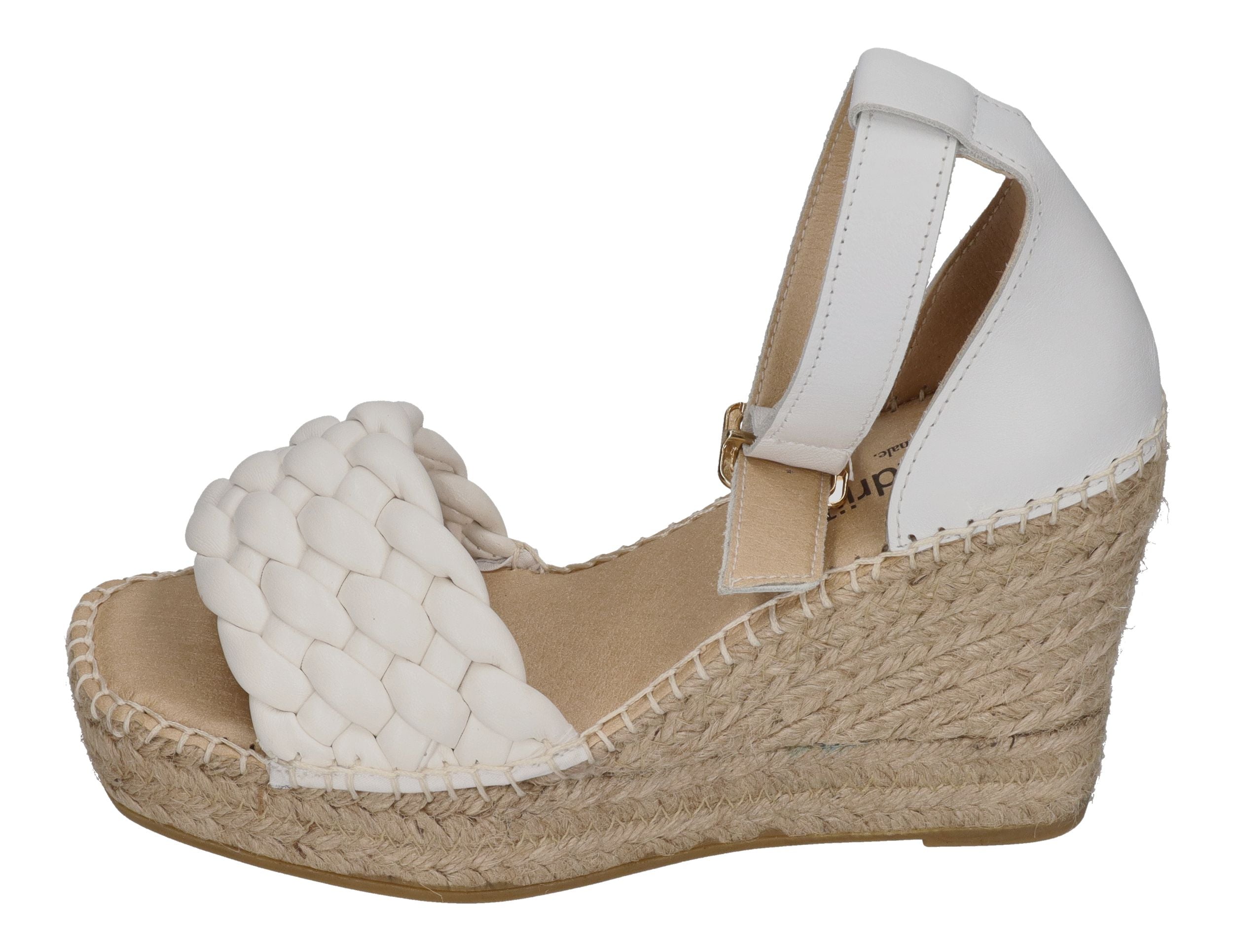 ESPADRIJ L'ORIGINALE Sandalette - SAINT TROPEZ TRESSE - blanc