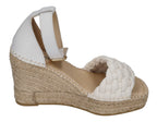 ESPADRIJ L'ORIGINALE Sandalette - SAINT TROPEZ TRESSE - blanc