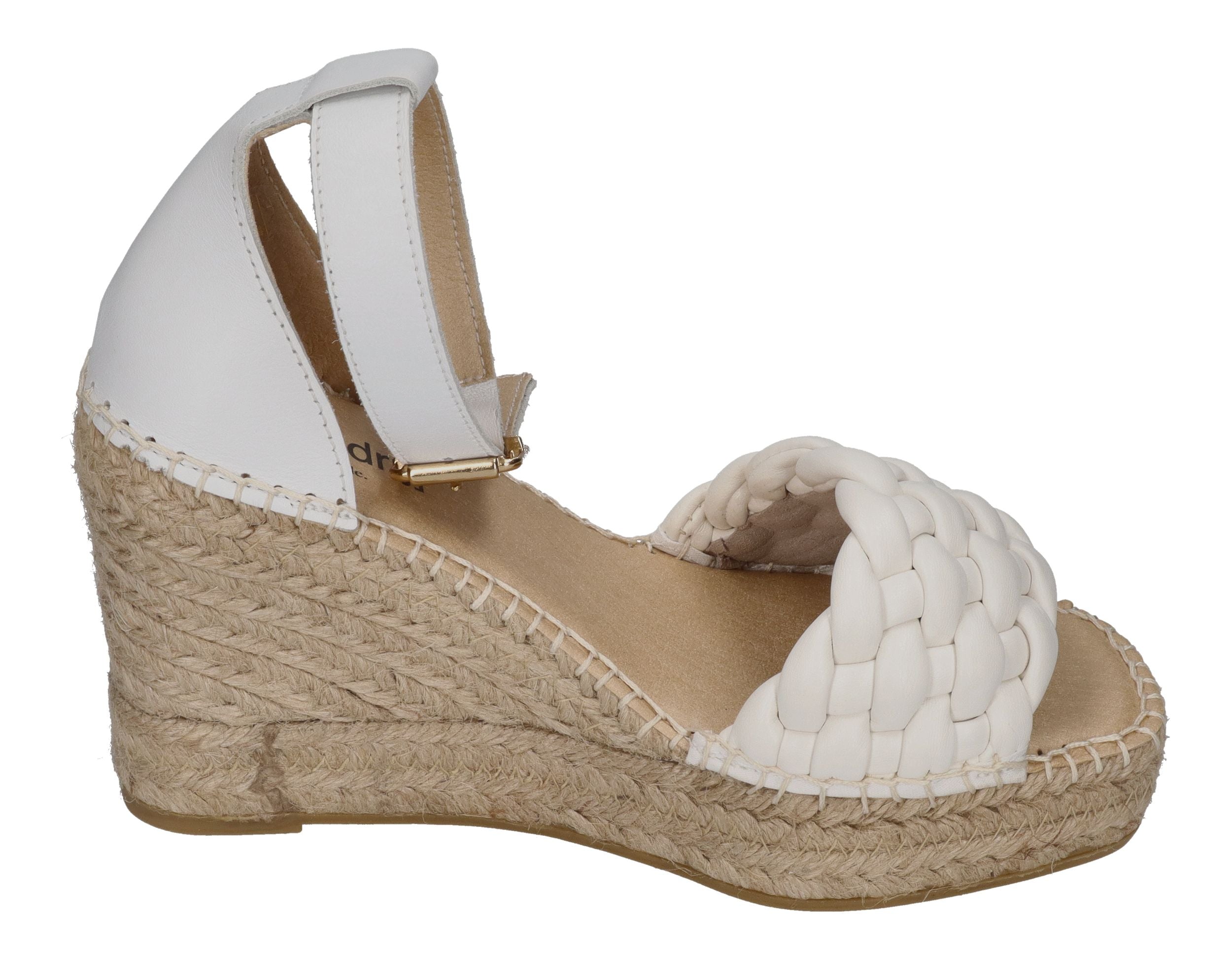 ESPADRIJ L'ORIGINALE Sandalette - SAINT TROPEZ TRESSE - blanc