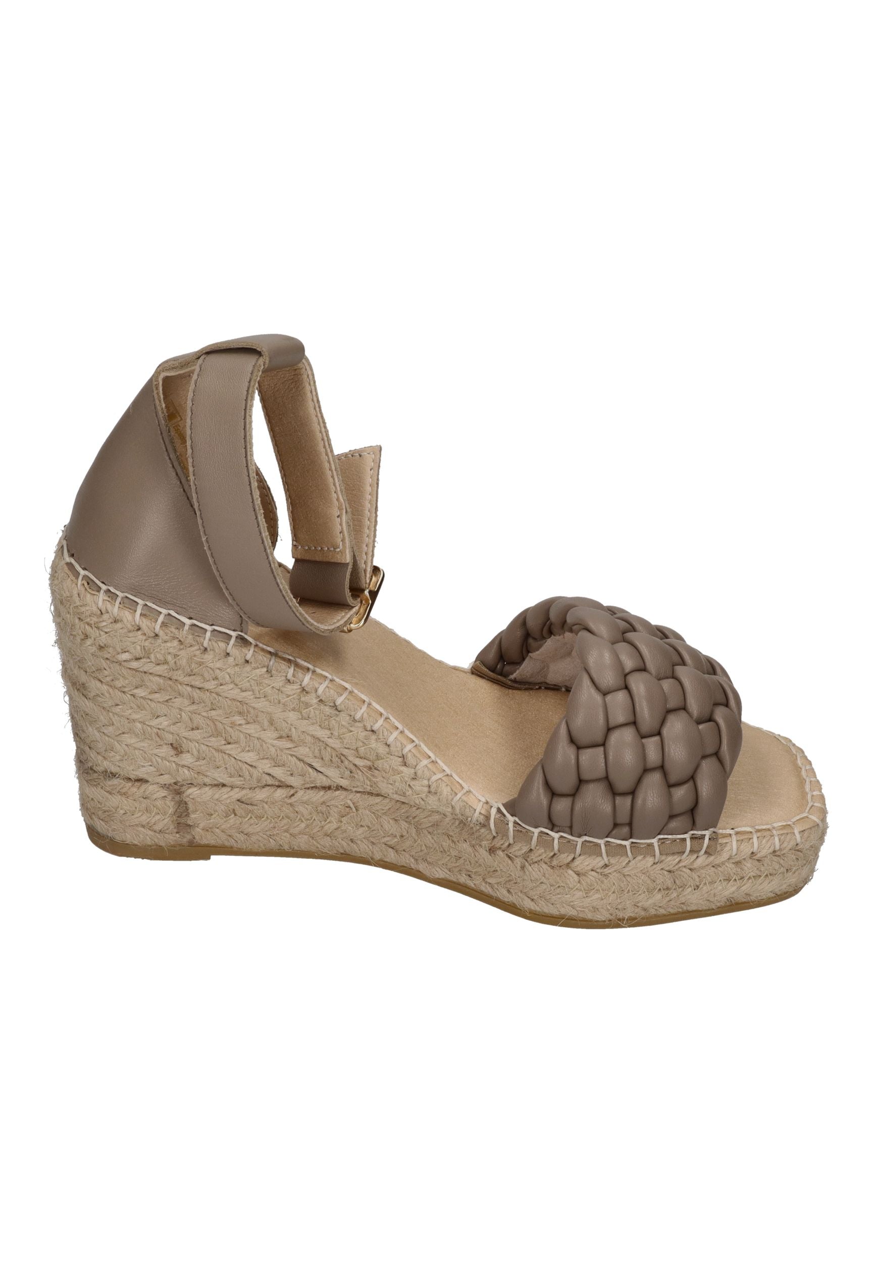 ESPADRIJ L'ORIGINALE Sandalette SAINT TROPEZ TRESSE taupe
